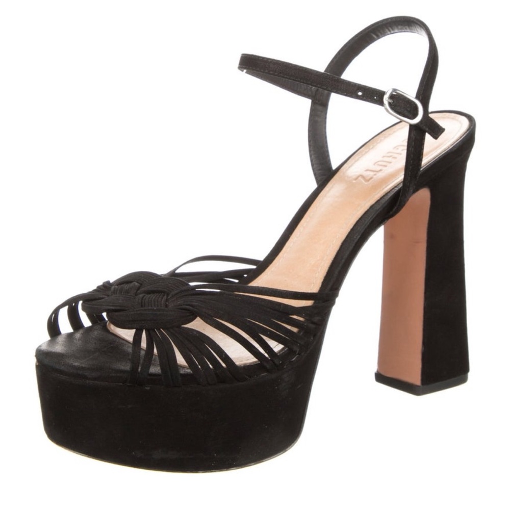 Schutz 5.5 Black Platform Heels - Picture 2 of 7